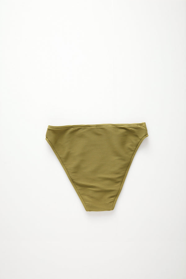 Signature Clean High Waisted Brief - Olive