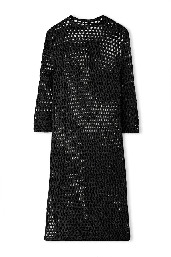11+ Crochet Black Dress