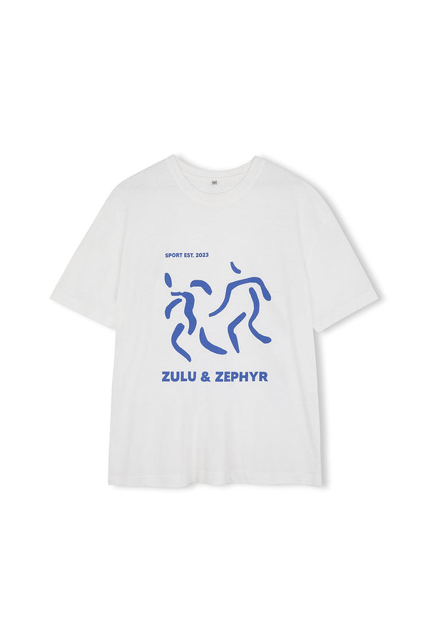 Zulu & Zephyr Sports Tee - Sky Blue