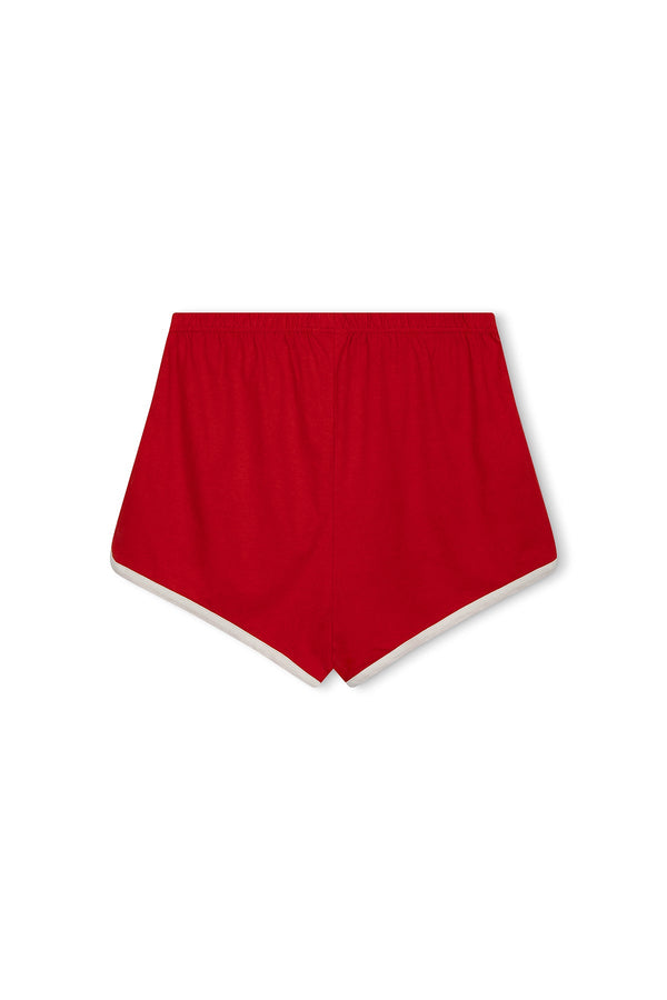 Red runner sale shorts